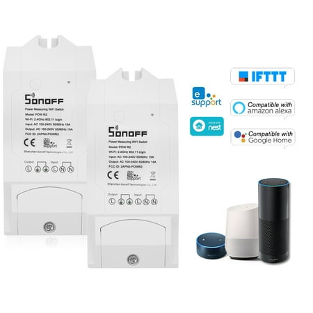 2PCS Pow ITEAD Smart Wifi Switch Wireless ON/Off ...