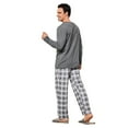 thumbnail image 5 of Men's long-sleeved long pants with round neck, casual and comfortable printed home wear set that can be worn outside, 5 of 6