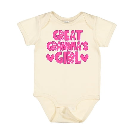 

Inktastic Great Grandma s Girl Granddaughter Gift Gift Baby Girl Bodysuit