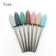 thumbnail image 4 of 1 Uds cabeza Cuspidal 7 colores caucho y carburo de silicio pulidor de uñas máquina de manicura eléctrica accesorios de taladro de uñas herramientas broca de uñas, 4 of 5