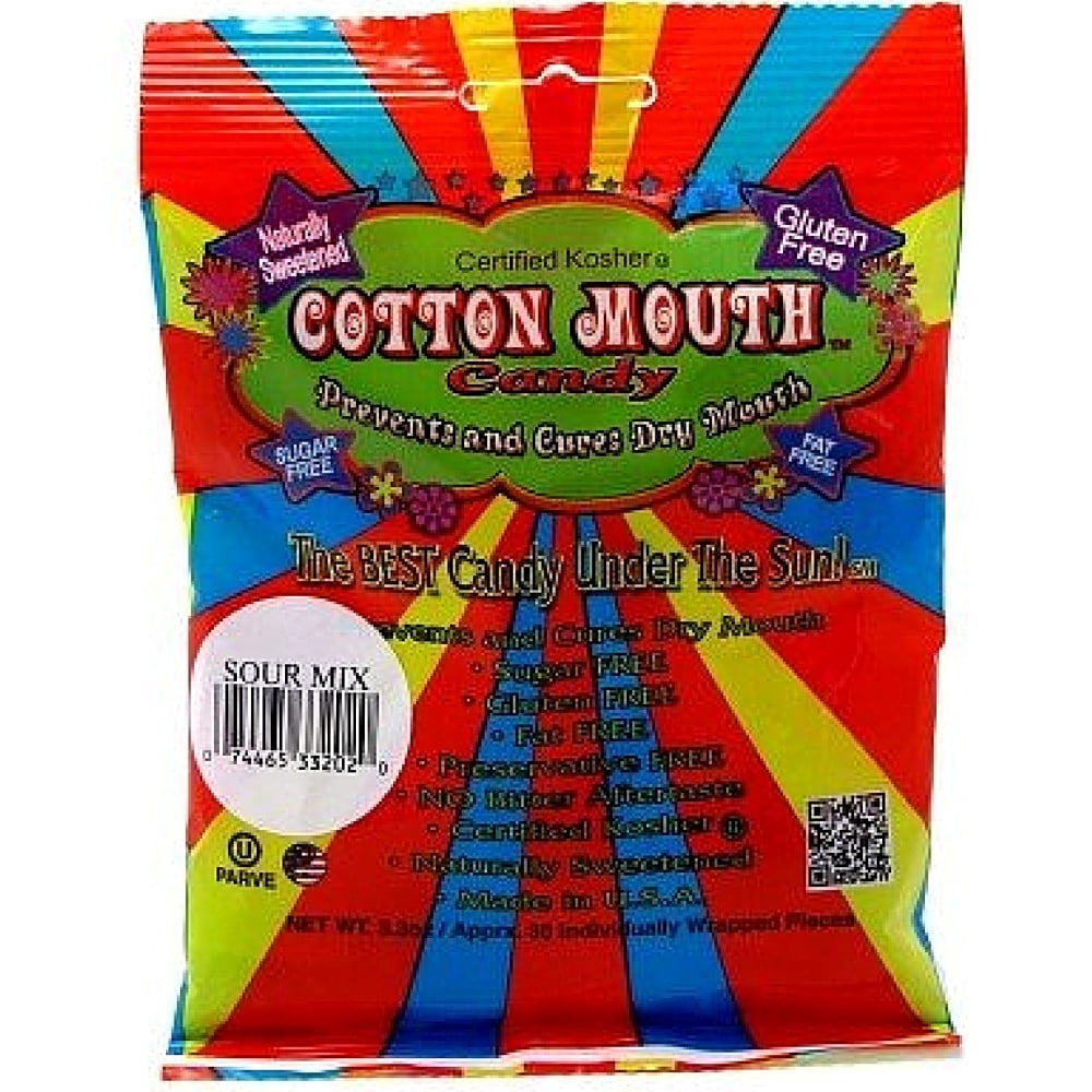 Cotton Mouth Candy Sour Mix Bag 3.3 oz