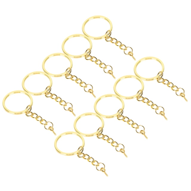 Key Chain, Diy Accessory Excellent Alloy Material Easy Use Alloy Key Chain For Fashion Accessories For Love Gift For Girlfriend Gift For Girls Accessories Silver,Gold