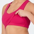 thumbnail image 4 of YITTY Active Women's UltraLuxe Built-in Bra Tank Top, Athleisure, 4-Way-Stretch, Raspberry Pink, XS, 4 of 7