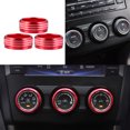 thumbnail image 3 of 3pcs Air Condition Button Ring Covers Car Decoration Air Condition Knob Ring, 3 of 9