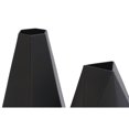 thumbnail image 5 of DecMode 10", 12"H Black Metal Vase, Set of 2, 5 of 12