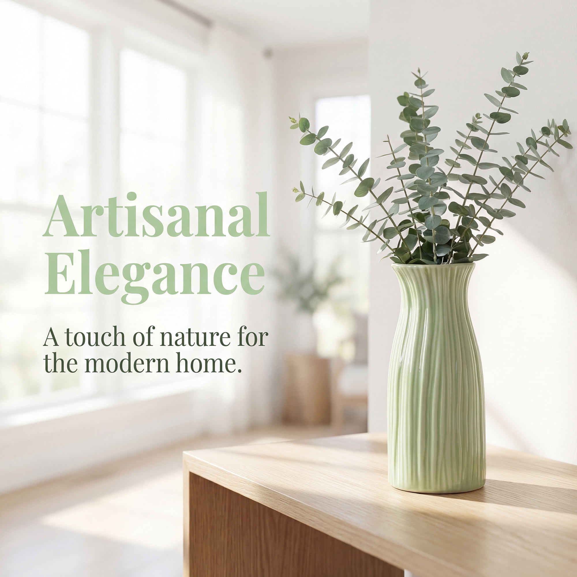 Unique Bargains Modern Cylinder Matte Ribbed Flower Vase Green 2.4"L x 2.4"W x 5.1"H