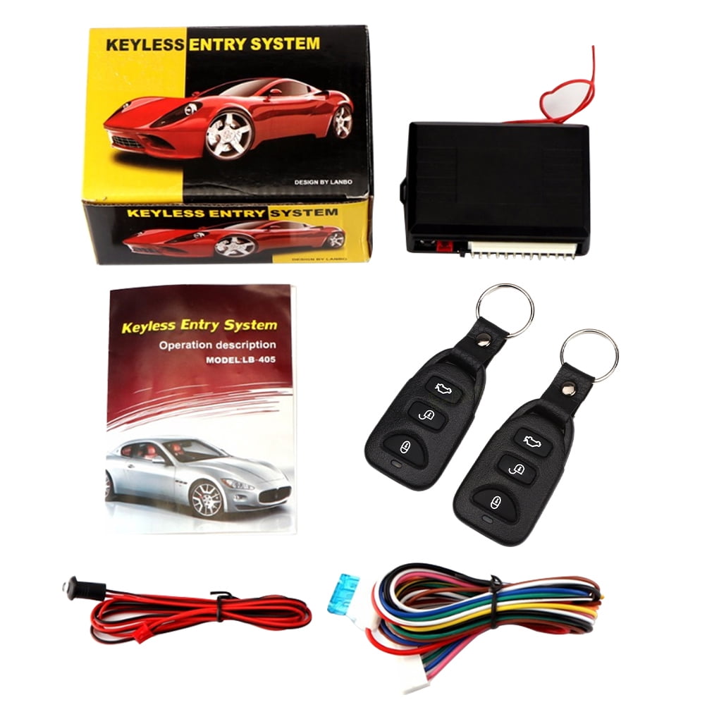 wrea Car Door Remote Control Central Keyless System Lock with LED