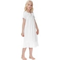 thumbnail image 3 of Conjunto de pijamas para niñas, conjunto de pijamas para niños, ropa de dormir, camiseta, pantalones cortos, pijamas de verano, ropa de dormir, pijamas cortos de satén para verano., 3 of 5