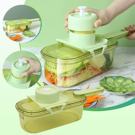 

Multifunctional Vegetable Cutter Kitchen Utensils for Household Potato and Cucumber Slicing and Shredding