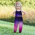 thumbnail image 5 of EGNMCR Clearance Toddler Baby Girls Jumpsuit One Piece Dinosaur Romper Sleeveless Strap Pockets Summer Outfits Clothes 1-6 Years-Purple-4-5T - Spring/Summer Savings Clearance, 5 of 5