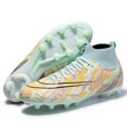thumbnail image 3 of Zapatos de fútbol para hombre, calzado de entrenamiento profesional, antideslizante, ultraligero, tobillo alto, Unisex, FG/TF, 3 of 5