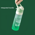 thumbnail image 5 of Taza de agua de plástico de gran capacidad de 650ml, botellas para beber, botella de agua pulverizada para niñas, taza de agua deportiva para Fitness al aire libre, 5 of 5