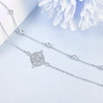 thumbnail image 5 of Witch Anklet Sterling Silver Witches Knot Ankle Bracelet Celtic Knot Witch Jewelry Gifts for Women, 5 of 6