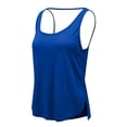thumbnail image 2 of LiuXxxx Women's Casual Fashion Solid Backless Workout Yoga Tank Top Activewear Blue XXL, 2 of 7