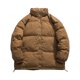 thumbnail image 4 of Parkas de manga larga de moda para mujer, chaqueta tipo cárdigan con cuello alto liso, abrigo acolchado para mujer, 4 of 4