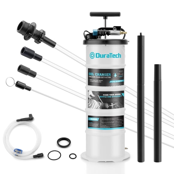 Bomba extractora de aceite DURATECH 6.5L neumática/manual para cambio de aceite