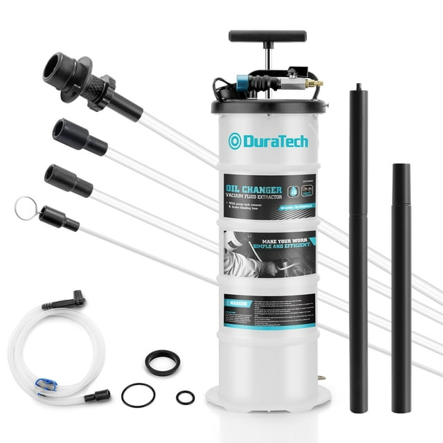 Bomba extractora de aceite DURATECH 6.5L neumática/manual para cambio de aceite