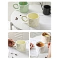 thumbnail image 3 of Billuyoard Taza de café de cerámica multiusos para el hogar, escuela, oficina, viaje, té, bebida, desayuno, taza de agua, accesorios para bebidas Teteras Verde claro Billuyoard HA081210-01, 3 of 6