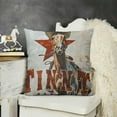 thumbnail image 2 of YINGXI Christmas , Christmas , Christmas Pillows Decorative Throw Pillows, Jingle Horse 22x22in, 2 of 5