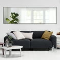 thumbnail image 3 of NeuType 16" x 51" Black Contemporary Wall Mirror, 3 of 8