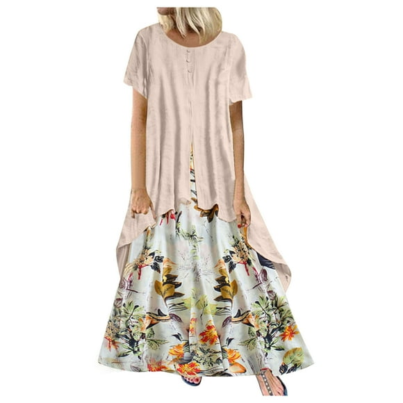 Outfmvch Fall Dresses For Women 2023, Wedding Guest Dresses For Women, Fall Dress, Midi Dress, Summer Dress, Womens Dresses, Womens Fall Dresses, Women'S Casual Dresses Pink L