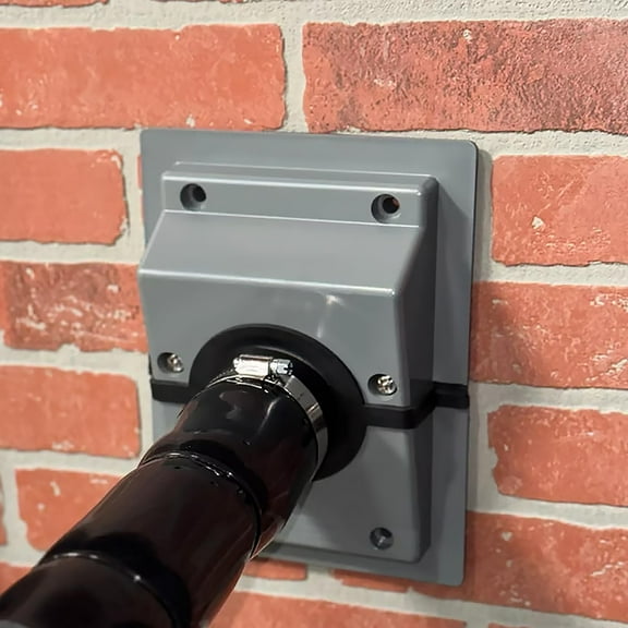 HVAC Wall Penetration & Line-Set Cover Kit, Easy Install Retrofit Wall Outlet for AC Line Set, HVAC Wall Penetration Cover for Indoor & Outdoor Air Conditioner Systems, 2.36inch