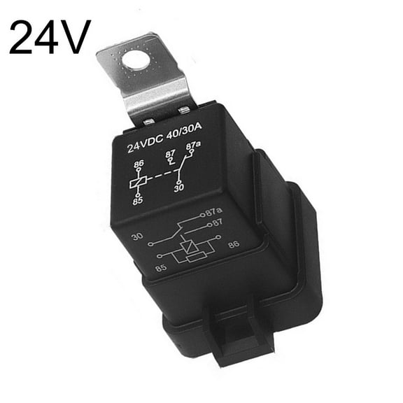 RANMEI 12V/24V 40A 5Pin Relay,Automobile Relay Sealed Waterproof Integrated