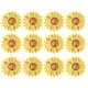 thumbnail image 1 of 12 parches bordados de girasol para ropa, pegatinas y accesorios., 1 of 7