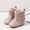 Pink, variant on Luogg Leather Western Boots Cowboy Bootie Soft Sole Nonslip Crib Shoes For Baby Toddler Girls Boys Baby Winter Boots Size 6-9 Months