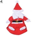 thumbnail image 4 of PULLIMORE Christmas Pet Clothes Santa Dog Standing Coat Funny Cosplay Costume for Small Medium Dog Cat (Size S), 4 of 9