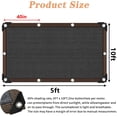 thumbnail image 3 of 90% Shade Cloth, Chicken Coop Shade Cover, Sturdy Sunblock Mesh Tarp with Grommets for Patio Plants Greenhouse Kennel Porch Pergola Sun Protection Neting Cover, 5x10FT, 3 of 5