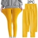 thumbnail image 1 of Odeerbi 3-12 Años Niñas 2 Pcs Leggings Mallas Elásticas Lycra Pantalones de Comodidad Suavidad Transpirable Pantimedias, 1 of 9
