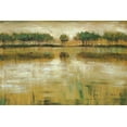 thumbnail image 2 of Roth, Jack 24x17 Gold Ornate Wood Framed with Double Matting Museum Art Print Titled - Tiverton Lake, 2 of 4