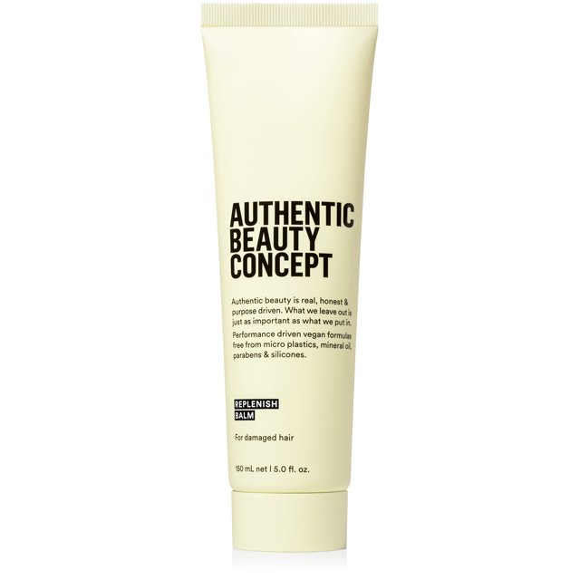 Auténtico concepto de belleza repone el bálsamo | Bálsamo capilar reponedor para cabello dañado | Protege del daño del secador y fortalece el cabello | Vegano y libre de crueldad | Sin silicona | 5 on