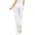thumbnail image 4 of MediChic Women's 6-Pocket Scrub Pants – Cargo Straight Leg, 4-Way Stretch, Anti-Wrinkle, Flex Fabric Scrubs Pant, 4 of 4
