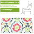 thumbnail image 6 of Modern Fabric Print Accent Chair Decorative Slipper Chair Vanity Chair Corner Side Chair White, 6 of 8