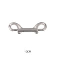 thumbnail image 3 of Yuarrent Gancho de presión de perno Ganchos de doble extremo de acero inoxidable de alta resistencia Clips de metal resistentes a la corrosión Llavero Deportes acuáticos Plata 1 Yuarrent OD030882-01B, 3 of 6