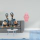 thumbnail image 2 of Figura de elefante,Figuras de elefantes,estatuas,adornos de animales,Escultura coleccionable para dormitorio,decoración del hogar,regalo.,Tarro de jengibre de cerámica,Jarrón de cerámica, 2 of 8