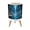 Color 1, variant on Small Trash Can with Lid Mystical Underground Pool Radiant Green Stone Columns 1.8 Gallon Dog Proof Trash Can Round Garbage Can Waste Bin Wastebasket for Bathroom Bedroom Living Room