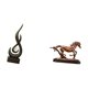 thumbnail image 5 of Escultura abstracta de fuego,Estatua de arte abstracto,adorno para decoración del hogar,Escultura de fuego moderna,coleccionable,regalo,Figura de caballo,Figura coleccionable de caballo en, 5 of 8