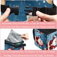 thumbnail image 4 of Santa Claus Foldable Car Trash Can with Lid, Leak-Proof Mini Trash Can, Hanging Storage Bag - Car Trash Bin for Clean and Organized Rides, 4 of 6