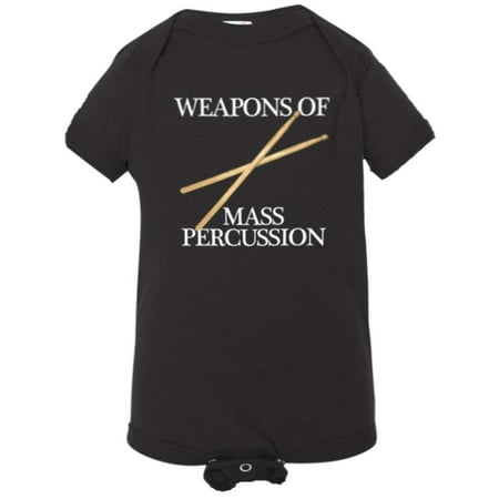 

PleaseMeTees™ Baby Weapons Of Mass Percussion Drum Sticks HQ Jumpsuit