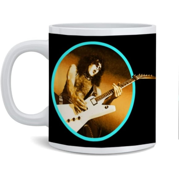 TRAHOO-Kiss Band Merchandise Starchild Stars Paul Stanley Accessories Kiss Collectibles Kiss Memorabilia Heavy Metal Music Merch 1970s Retro Vintage Ceramic Coffee Mug Tea Cup Fun Novelty Gift 12 oz