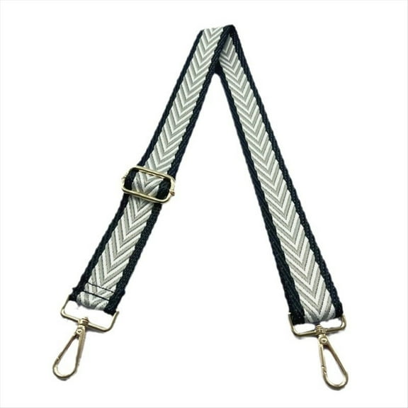 Adjustable Bag Strap - Fashion Guitar-Style Replacement Crossbody Strap for Women Handbag Purse Strap-02,1 x bag strap,Black 02