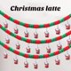 thumbnail image 4 of Bandera de pared de Navidad, decoraciones navideñas, colgantes, pantallas de ventana, colgantes de techo, Bandera de Navidad, 2,7 m, 4 of 4