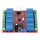 thumbnail image 1 of Módulo de relé de interruptor de control inteligente USB de computadora de 12 V y 8 canales Controlador gratuito, 1 of 6