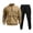 Khaki*, variant on RUTAYY Men's Outfits Comfortable Spring Winter Long Sleeve Solid Color Sweatshirt Casual Outdoor Layering Warmth Trendy Classic Sets