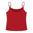 thumbnail image 4 of vastwit Kids Girls Sequins Camisole Dance Crop Top Latin Jazz Performance Vest Tank Tops Red 6, 4 of 5