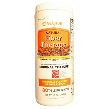 Major Natural Fiber Therapy Orange Powder, 13 Oz.