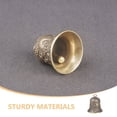 thumbnail image 5 of HAMPPLIES 1Set Antique Chinese Style Brass Mini Bell Pendant For Diy Enthusiasts And Craft Lovers 1.34X1.22X1.22In, 5 of 8